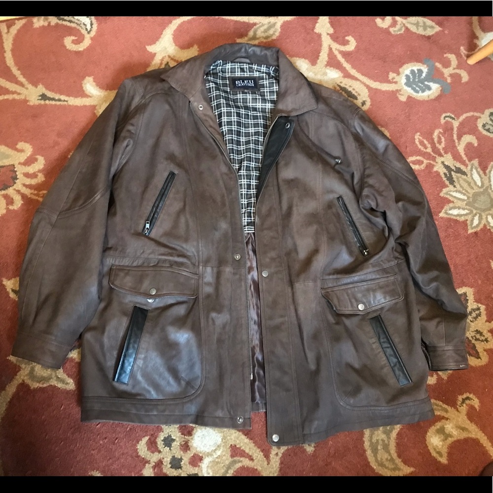 Men’s Leather Jacket size 5x